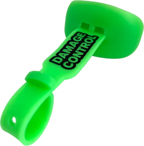 Vista 5 de DAMAGE CONTROL Protector bucal con correa permanente para casco, protector bucal juvenil para proteger labios y dientes, chupete sin ebullición