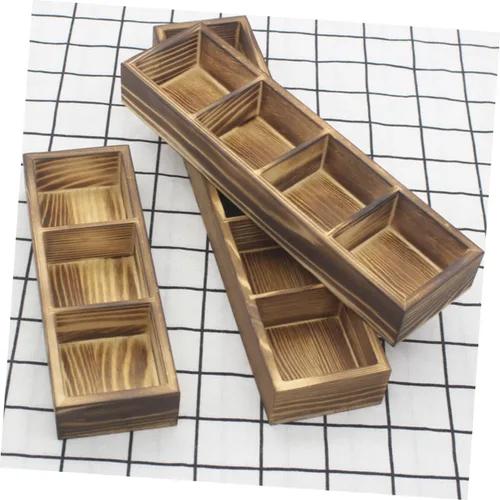 Vista 9 de Soporte para bolsitas de té, de madera, 3 compartimentos, organizador de té y café, almacenamiento en el hogar