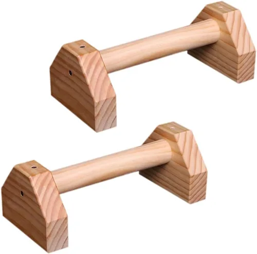 Vista 7 de LIOOBO Músculos Fitness Equipo Pine Stand Pushup Manijas para Piso Edificio Accesorios