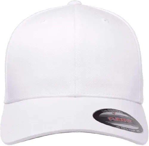 Vista 2 de Gorra original Flexfit de sarga de algodón lanoso con forro THP sin sudor