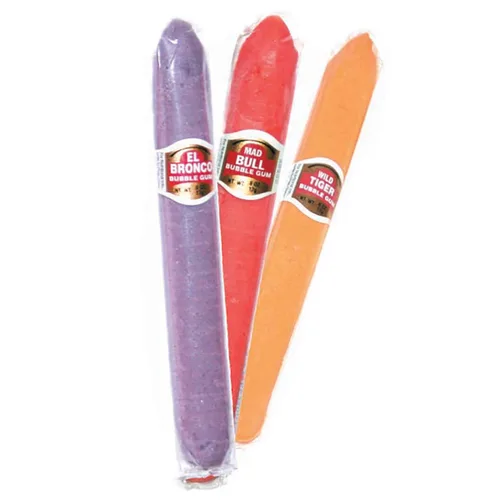 Vista 2 de Dubble Bubble El Bubble II - Cigarros de goma de mascar, sabores de frutas surtidos, caja de 36