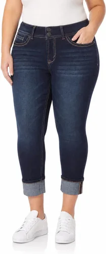 Vista 32 de WallFlower Vaqueros Luscious Curvy de 23.5” de cintura media para mujer, jeans de mezclilla Insta Stretch para juniors Albahaca