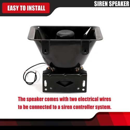 Vista 6 de Altavoz de sirena de alto rendimiento compatible con cualquier 100-200 vatios 100W 200W