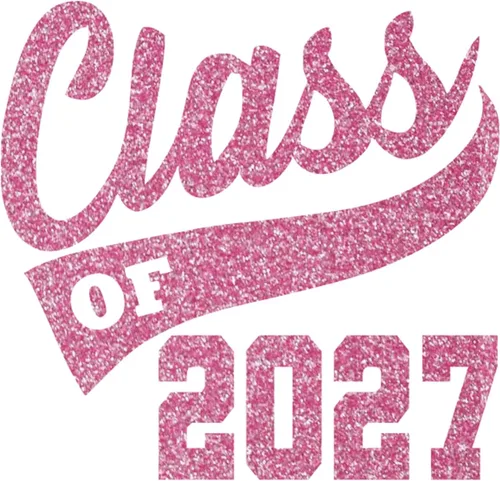 Vista 16 de Adhesivo de graduación para planchar en la clase de 2027, calcomanía para camiseta de secundaria, parche de graduación HTV para graduados