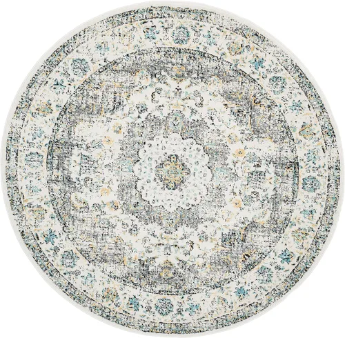 Vista 2 de Safavieh Evoke (Colección EVK220B) - Alfombra oriental vintage gris y dorada
