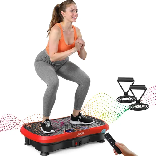 Vista 11 de AXV Vibration Plate Fitness Platform Exercise Machine Vibrating Shaking Full Body Shaker Workout Vibrate Stand Shake Board Sport for Weight Loss Fat