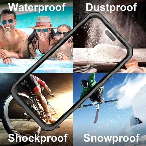 Vista 6 de Oneagle Funda impermeable para Samsung Galaxy S25 Ultra [compatible con MagSafe], [protector de pantalla integrado y protector de lente]