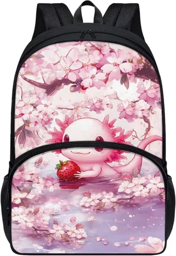 Vista 18 de American Flag Fire Galaxy Pattern Kids Backpack for Boys Girls Elementary Students Bookbag Middle School Bag Lightweight Children Travel Bag