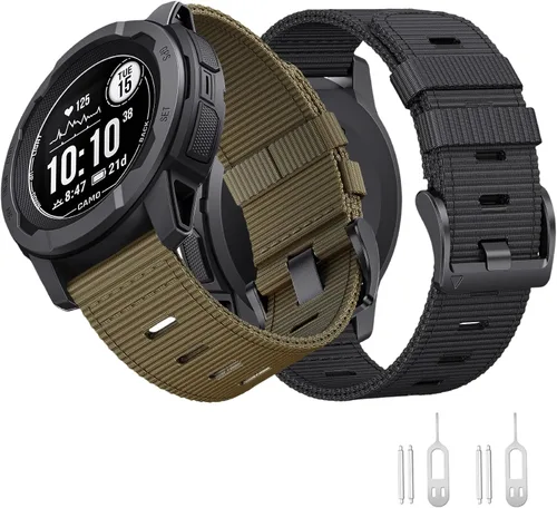 Vista 15 de Correa de repuesto para reloj Garmin Instinct Instinct 3 de 1.772 in, compatible con Garmin Instinct Solar, Tactical, Tide Esports, Sport Outdoor