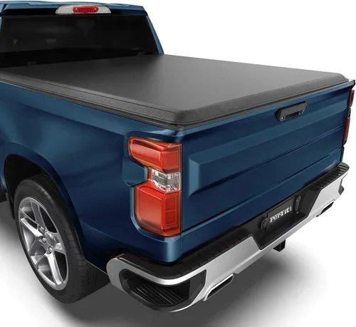 Vista 8 de Perfit Liner Cubierta enrollable suave para caja de camioneta de 5.8 pies compatible con Chevy Silverado GMC Sierra 1500 2007-2018 5.8 pies