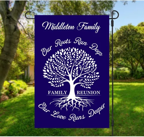 Vista 8 de Bandera personalizada para fiesta de reunión familiar, decoración de fiesta de reunión familiar, bandera de bienvenida familiar, bandera de reunión