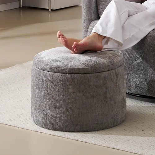 Vista 22 de Sillón reclinable eléctrico de gran tamaño con masaje y calor, sillón reclinable giratorio con reposacabezas ajustable, silla reclinable planeadora