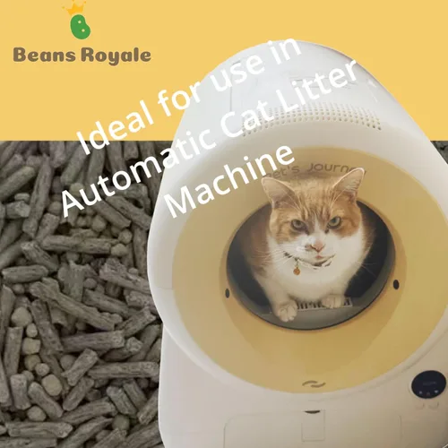 Vista 3 de Paquete de 2 arenas de tofu para gatos (6 L x 2), arena aglutinante para gatos, desechable, fibra de guisante, sin polvo, control de olor, bajo