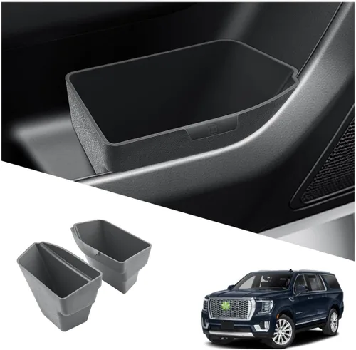Vista 16 de Ruiya Bote de basura para puerta compatible con Ford Explorer 2020-2026, todos los bordes, bolsillo para puerta lateral del conductor y pasajero