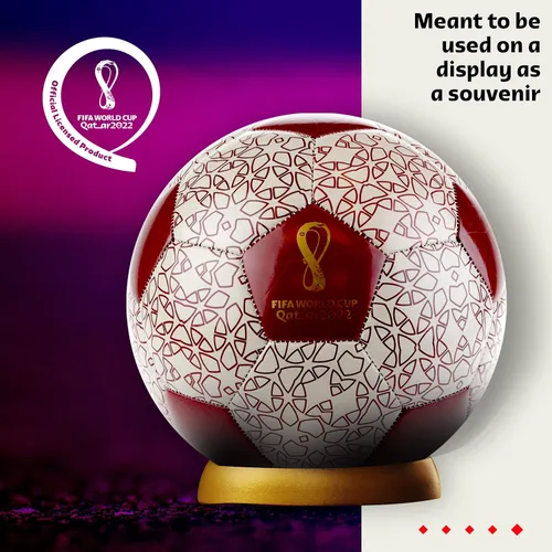 Vista 7 de Capelli Sport FIFA World Cup Qatar 2022 Tournament Soccer Ball Souvenir Display, Officially Licensed Futbol for Youth and Adult Soccer Players