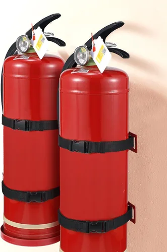 Vista 5 de Suzile - Soporte de pared para extintor de incendios, soporte de metal resistente, 2
