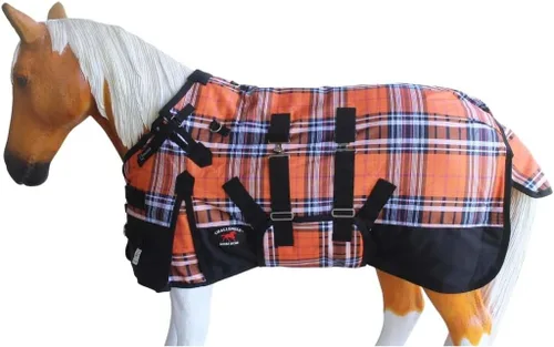 Vista 11 de CHALLENGER 1200D Foal Winter Blanket Miniature Pony Donkey Bellyband Turquoise Rustic