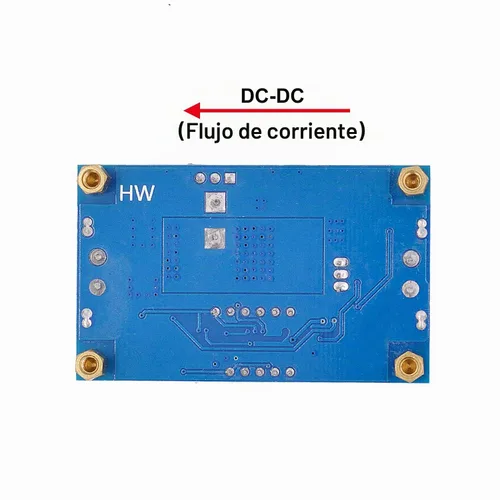 Vista 5 de [Paquete de 2] Convertidor DC-DC 5A Buck 4-38V a 1.25-36V Regulador de voltaje reductor Módulo de alta potencia con pantalla LED