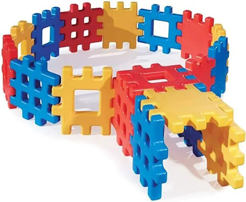 Vista 4 de Juego de bloques Little Tikes Big Waffle, 18 piezas