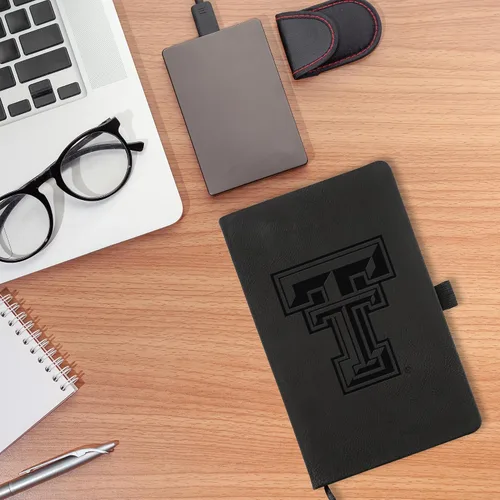 Vista 4 de Rico Industries NCAA Texas Tech Red Raiders - Diario/bloc de notas negro, 8.25 x 5.25 pulgadas, accesorio de oficina
