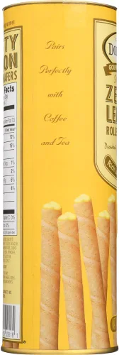 Vista 3 de Dolcetto Obleas enrolladas de limón, 3 onzas (paquete de 12)