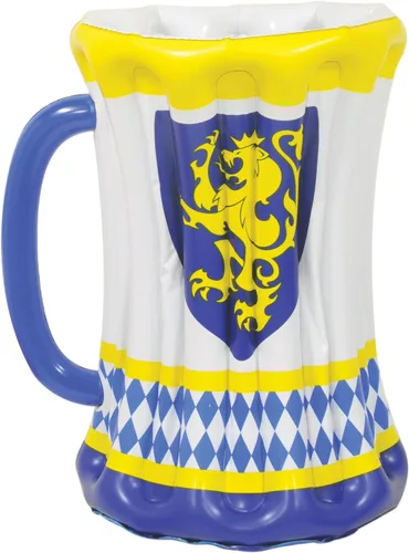 Vista 10 de Beistle Hielera inflable de la taza de cerveza del Oktoberfest – Enfriador de bebidas, contenedores de bebidas para fiestas, enfriador de bebidas