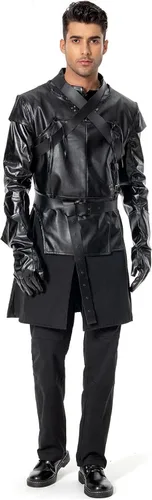 Vista 2 de Traje para cosplay de Jon Snow, de Game of Thrones Night's Watch, marca Sidnor GoT.