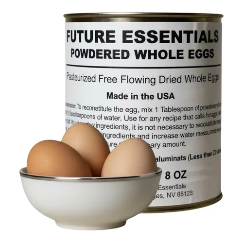 Vista 8 de Future Essentials - Huevos enteros en polvo – Suministro de alimentos de supervivencia de emergencia de 10 años, desayuno fácil de preparar
