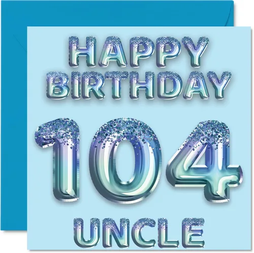 Vista 135 de Stuff4 Tarjeta de primer cumpleaños para niños, globo de fiesta con purpurina azul, tarjetas de feliz cumpleaños para niño de 1 año, nieto, hijo, 57