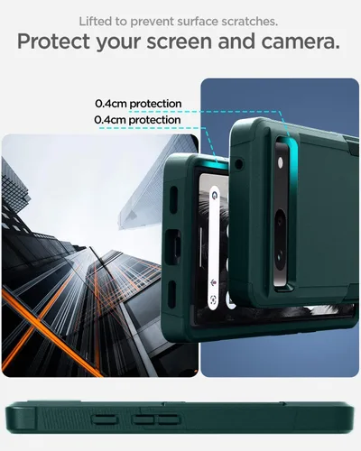 Vista 6 de AICase Funda para Google Pixel 7, resistente protección contra caídas, cuerpo completo, resistente a los golpes, a prueba de polvo, multicapa