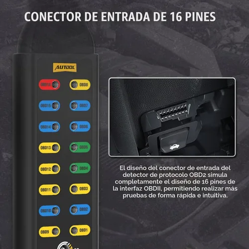 Vista 6 de AUTOOL DM303 + caja de ruptura OBD
