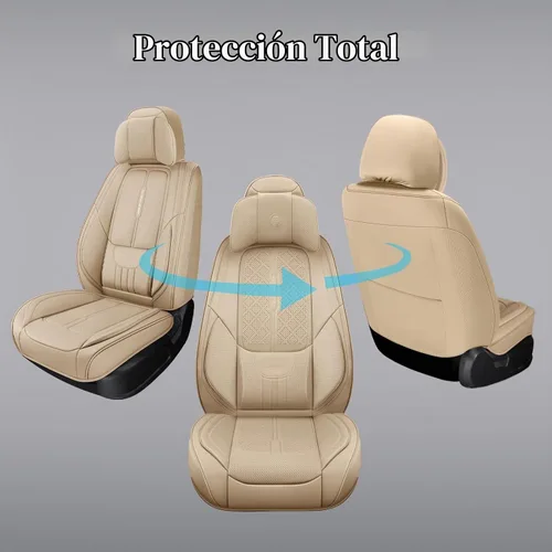 Vista 5 de NS YOLO Fundas de Asiento de Cuero de Cobertura Completa para Coches, SUV y Camiones, Protector de Asiento de Coche, Fundas de Asiento de Automóvil