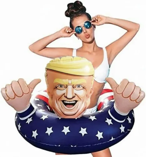 Vista 5 de NINOSTAR Flotador inflable de piscina americano para fiesta de verano en la piscina - Padre