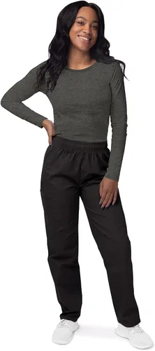 Vista 4 de Sivvan - Camiseta de manga larga para mujer, diseño cómodo para usar debajo de ropa quirúrgica