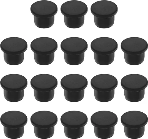 Vista 240 de MECCANIXITY - Tapones de silicona en forma de T (26mm, 1 pulgada de diámetro), color negro