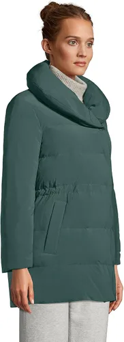 Vista 2 de Lands' End Abrigo elástico acolchado para mujer