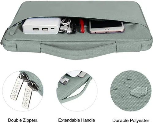 Vista 5 de MOSISO Funda compatible con MacBook Air de 13 pulgadas, chip M1 2021, 2020, 2019, 2018, versión A2337, A2179, A1932, pantalla de retina, funda