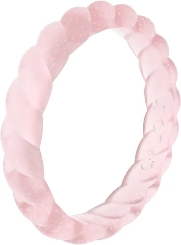 Vista 33 de QALO Anillos de compromiso de goma para mujer, diseñados para exteriores y Pack A: Treelined
