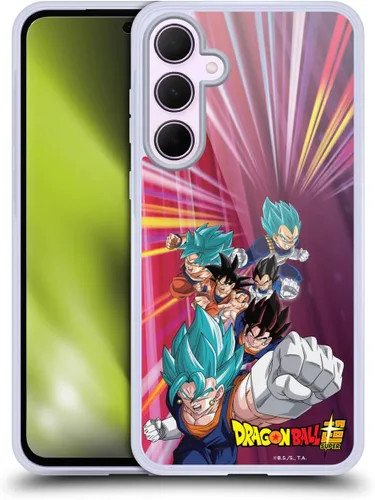 Vista 280 de Head Case Designs Funda de gel con licencia oficial de Dragon Ball Super Group Future Trunks Arc Characters [protección de grado militar] compatible