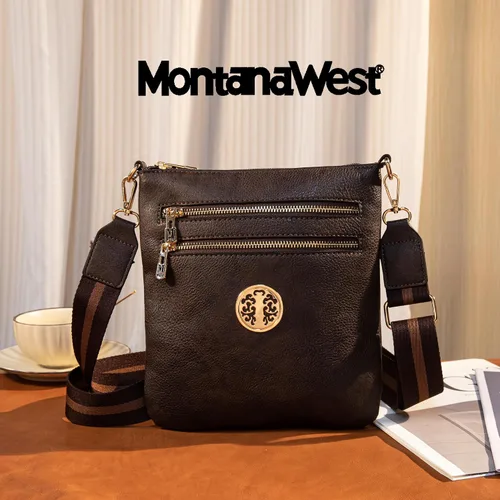 Vista 81 de Montana West Bolsos cruzados para mujer con múltiples bolsillos y correa ajustable