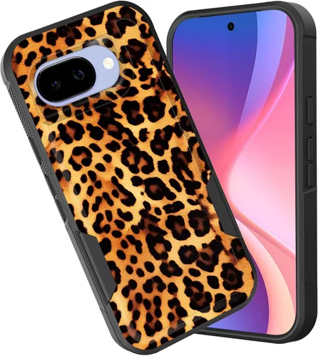 Vista 121 de Funda para Pixel 6A, funda híbrida de doble capa resistente a prueba de golpes de policarbonato duro de silicona suave TPU para Google Pixel 6A