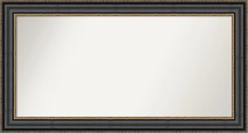 Vista 24 de Amanti Art Espejo personalizado, espejo de baño negro puente, espejo de pared o espejo de tocador de baño sobre el fregadero (26 x 26 pulgadas)