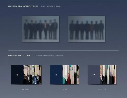 Vista 4 de VICTON - Álbum continuo (6º mini álbum)+juego de tarjetas fotográficas adicionales (versión oscura)