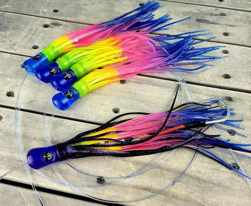 Vista 3 de Lobo Lures #207 Skipjack híbrido UV Big Game Trolling Lure - Señuelo para margaritas (8.0 in)