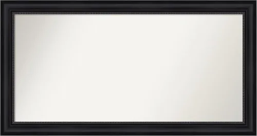 Vista 56 de Amanti Art Espejo personalizado, espejo de baño negro Astor, espejo de pared o espejo de tocador de baño sobre el fregadero (25 x 25 pulgadas)