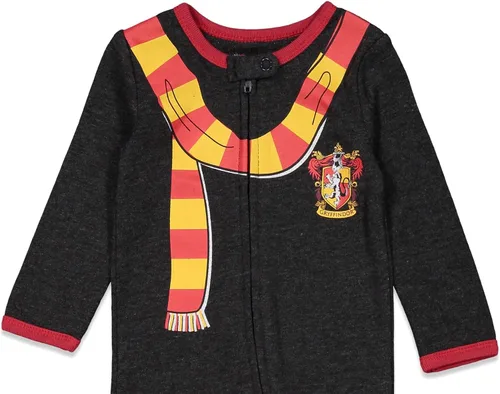 Vista 8 de Harry Potter Paquete de 2 overoles con cremallera para bebé recién nacido a bebé