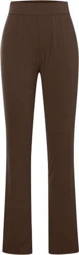 Vista 6 de SMIDOW Leggings acampanados de cintura alta para mujer, pantalones de yoga con corte de bota, sin costuras, pantalones de yoga para gimnasio