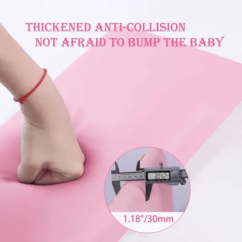 Vista 8 de Acolchado de Pared 3D Anticolisión para Niños, Paneles de Pared Tapizados Despegar y Pegar, Cabecero Queen, Pegatinas de Pared de Protección Verde