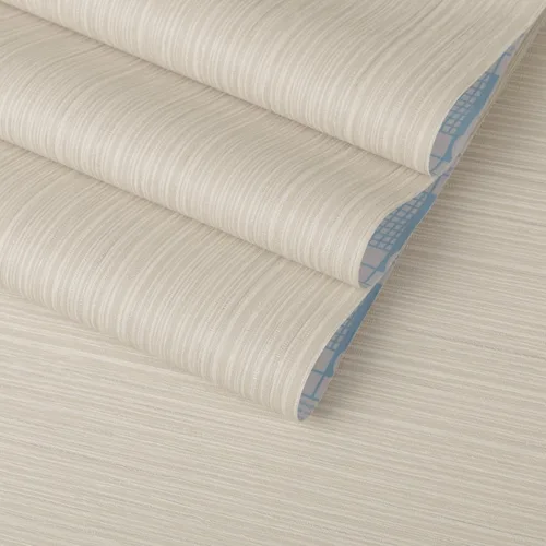Vista 11 de TANONE Papel de Contacto Despegar y Pegar (15.8in x 197in), Papel Tapiz de Tela de Hierba Autoadhesivo Removible, Papel de Pared de Tela de Lino