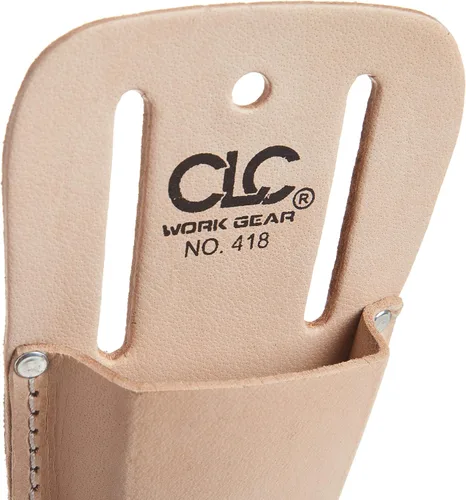 Vista 5 de Custom Leathercraft - 1535046 CLC 418 Portaherramientas para alicates, resistente, extremo cerrado, marrón claro
